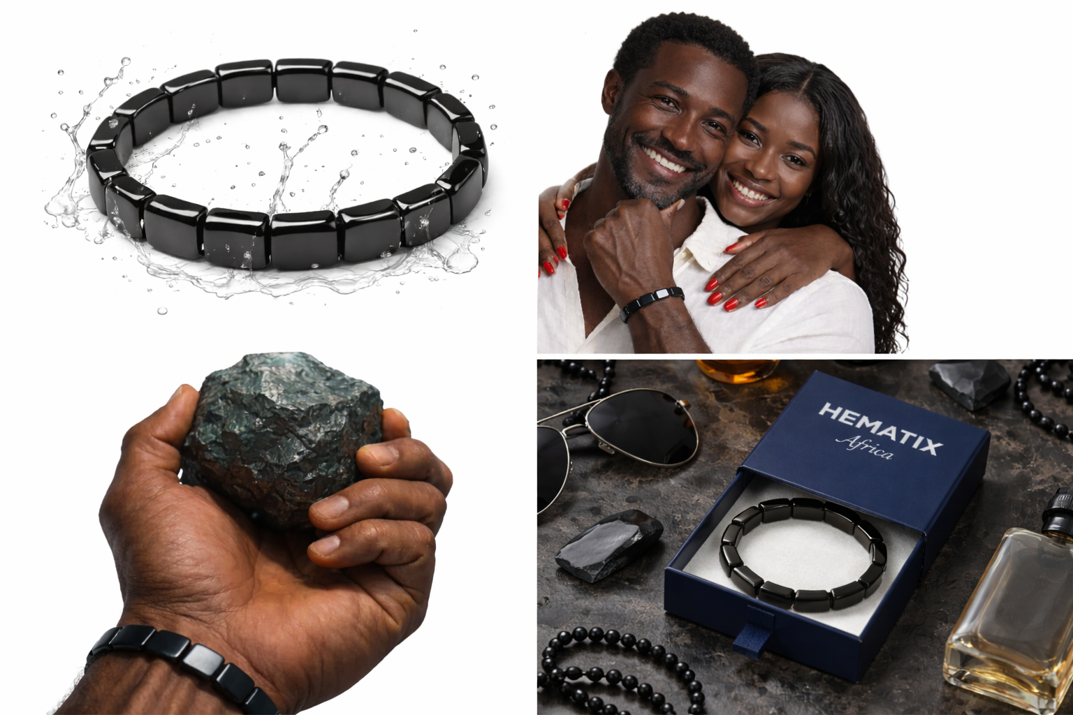HERMATIX AFRICA | BRACELET EN HÉMATITE