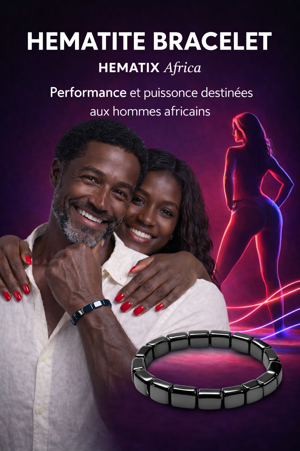 HERMATIX AFRICA | BRACELET EN HÉMATITE