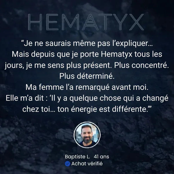 HERMATIX AFRICA | BRACELET EN HÉMATITE